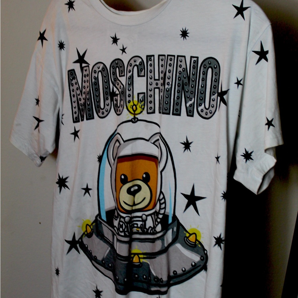 MOSCHINO Astronaut Spaceship Teddy Bear Women Oversized